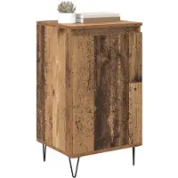 vidaXL Dressoir Oudhout 40 x 35 x 70 cm Bewerkt hout
