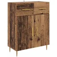 vidaXL Dressoir, gerecycled hout, 69,5 x 34 x 90 cm, houtvezel