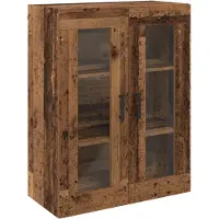 vidaXL Dressoir Oudhout 69,5 x 34 x 90 cm Bewerkt hout