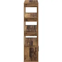 vidaXL Dressoir Oud hout 30 x 80 x 119,5 cm Bewerkt hout