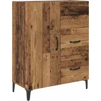 vidaXL Dressoir Oudhout 69,5 x 34 x 90 cm Bewerkt hout