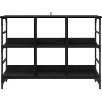 vidaXL Dressoir Zwart Eiken 102 x 32 x 73,5 cm