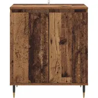 vidaXL Dressoir Oud Hout 60 x 35 x 70 cm Bewerkt hout