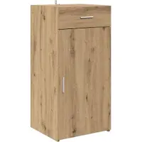 vidaXL Dressoir artisanaal eikenkleurig 45 x 42,5 x 93 cm Bewerkt hout