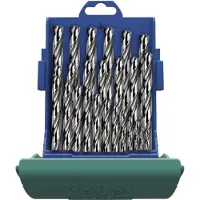 Heller 21961 7 HSS Metaal-spiraalboorset 19-delig 1 mm, 1.5 mm, 2 mm, 2.5 mm, 3 mm, 3.5 mm, 4 mm, 4.5 mm, 5 mm, 5.5 mm, 6 mm, 6.5 mm, 7 mm, 7.5 mm, 8 mm, 8.5