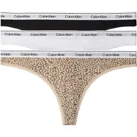 Calvin Klein Underwear String beige / camel / zwart / wit