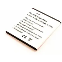 AccuCell Accu geschikt voor ZTE Blade A521, lithium-ion, 3,85V, 2350mAh, 9,0Wh, ingebouwd, zonder gereedschap