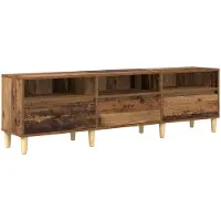 Syfax TV-kast met lade Oud Hout 150 x 30 x 45 cm Bewerkt hout