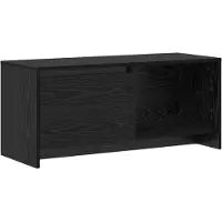 Syfax Tv-meubelset Zwart Eiken 90 x 35 x 40 cm Bewerkt hout