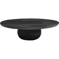 Jakobsdals Miraya Salontafel 90 Cm Zwart - Salontafels Mangohout Black - 8164399