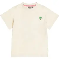 Tumble 'n dry T-shirt met backprint beige Meisjes Katoen Ronde hals Backprint - maat 110