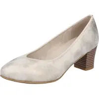 Rieker Lagro leren ballerina's met hak