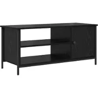 vidaXL TV Kast 100 x 40 x 45 cm Zwart Eiken Bewerkt hout