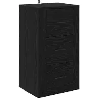 Syfax Dressoir met lade Zwart Eiken 40 x 33 x 70 cm Bewerkt hout