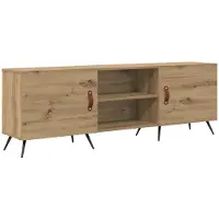 Syfax TV-kast 150 x 30 x 50 cm artisanaal eikenkleurig Bewerkt hout
