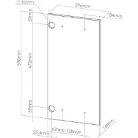 Vicco R-Line Keukenfront – 29.6 x 59 cm meubelfront voor de hangkast Krachtige eik goud