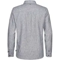 Petrol Industries Overhemd 'Eclipse' donkerblauw / wit