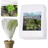 Sarcia.eu Agrotextiel, Tuinvlies / Onkruidvlies Wit 1,6m 50g/m2 met UV-bescherming EU kwaliteit / 10m lang, 3.2m breed