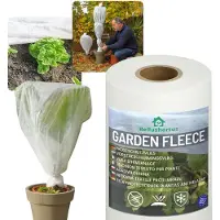 Sarcia.eu Agrotextiel, Tuinvlies / Onkruidvlies Wit 1,6m 50g/m2 met UV-bescherming EU kwaliteit / 85m lang, 3.2m breed