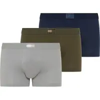 Tommy Hilfiger Underwear Boxershorts donkerblauw / stone grey / olijfgroen