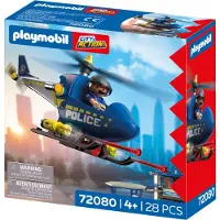 Playmobil Police Helicopter With Radar Construction Game Blauw Kinderen