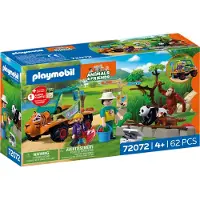 Playmobil Animals and Friends 72072 Dierentuin: Dierenverzorger met voertuig