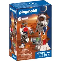 Playmobil 72014 ESA-astronaut met robot, De ruimte, 42 onderdelen, vanaf 4 jaar