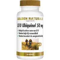 Golden naturals Q10 Ubiquinol 50mg (60 capsules)