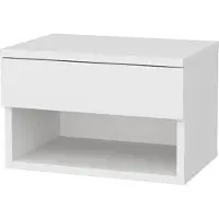 Hannah Home Nachtkastje Nando - 29x45x32 cm - MDF/wit