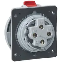 Legrand inbouwstopcontact 400V 32A 4P IP67 P17 - 555488