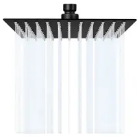DNA Douche - Douchekop - Doucheset - Douchekop Met Filter - Zwart - 25cm x 25cm x 2cm