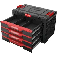 Qbrick Systeem PRIME Lade 4 Toolbox Basic - Modulair Gereedschapskist met 4 Lades