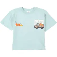 s.Oliver Shirt lichtblauw / kreeft / zwart / wit