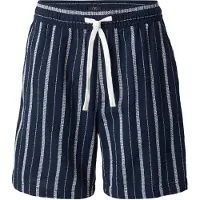 QS Broek navy / wit