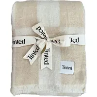 Tinted Hallin mohairdeken Beige-off white, 130x170 cm