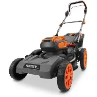 FUXTEC Akku Rasenmäher FX-E2RM46PRO SET mit flexiblem Antrieb