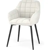 Vicco Relio Eetkamerstoel – 53.5 x 55.5 cm Beige