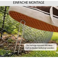 TRUTZHOLM - Kippenhek - 25 m lang - 0,9 m hoog - groen