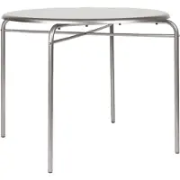 Frama Petit Rond Tafel Ø90 Cm - Eettafels & bartafels Roestvrijstaal Roestvrij staal - 7414