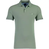 Baileys Polo heren Groen Poloshirt 2-tone Oxford Pique 615205/73