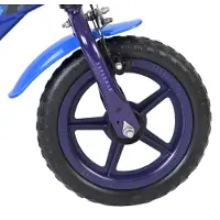 Kubbinga B.V. Superman kinderfiets - voor jongens - met magnetische velgen - 12 inch - blauw