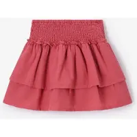 Sissy-Boy Donkerroze wafelstof rok | Maat: 122-128
