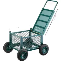 OEM Tuinwagen, comfortstoel, terreinbanden, robuuste opslag