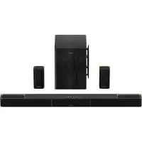 Ultimea Skywave Serie - Soundbar, 7.1.4 Sound Systeem met 8" Draadloze Subwoofer, Dolby Atmos, 840W, Zwart