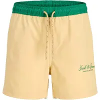 Jack & jones Junior Zwemshorts 'Maui Archive' geel / groen