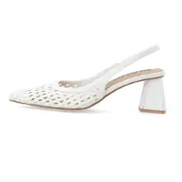 Bianco Slingpumps 'Maralyn' wit