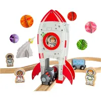 Bigjigs Houten Rails - Raket