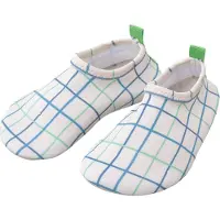 Fresk Zwemschoenen 21/22 -UV 50-bescherming – Antislip Strandschoenen – Quick Dry – Waterschoenen voor Kinderen – Elastische Pasvorm Jongens - Creme - Classic Check