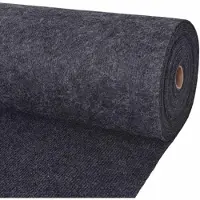 vidaXL Tapijt Antracietkleurig 1,2 x 10 m Polyester