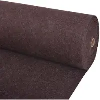 vidaXL Tapijt Bruin 1,2 x 10 m Polyester